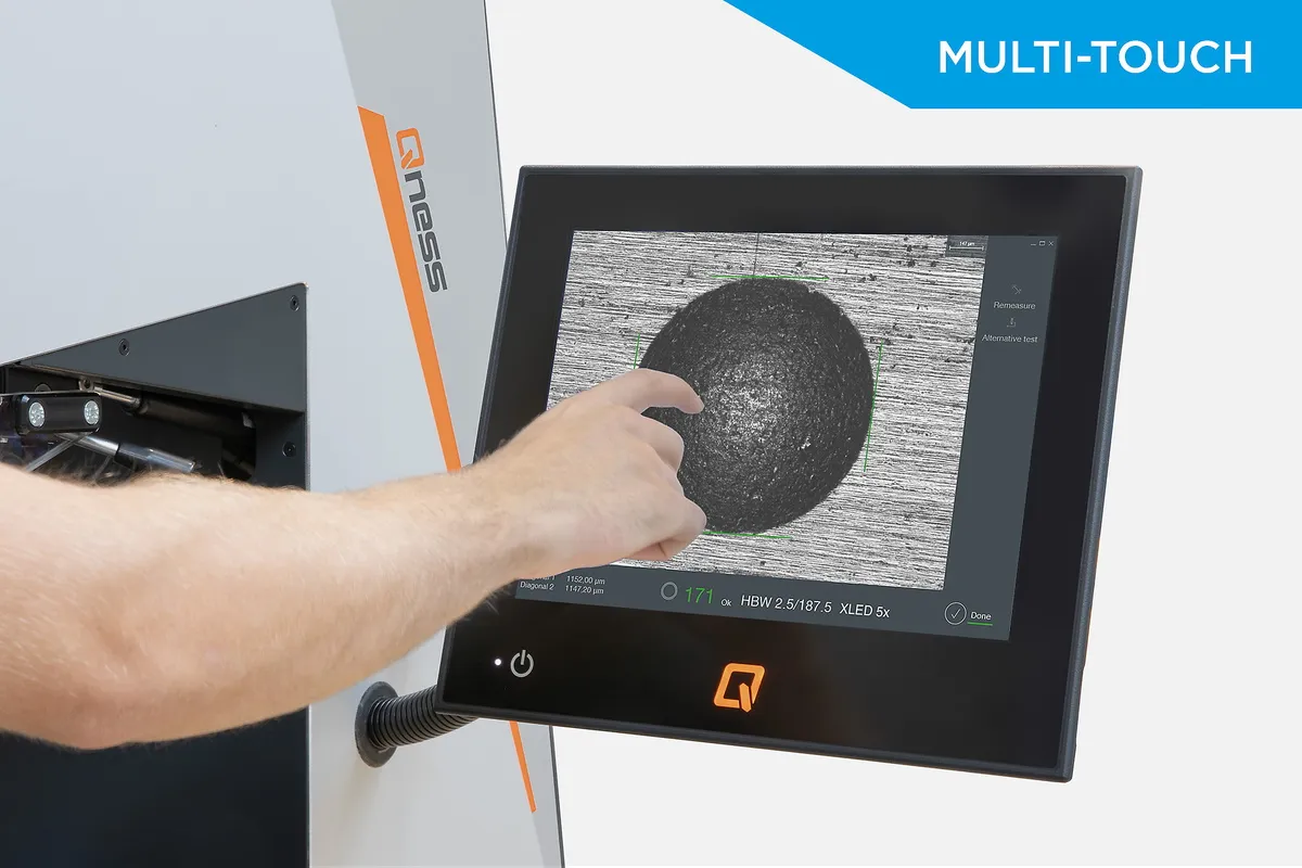 Durómetro marca QATM modelo QNESS / 250 / 750 / 3000 C EVO