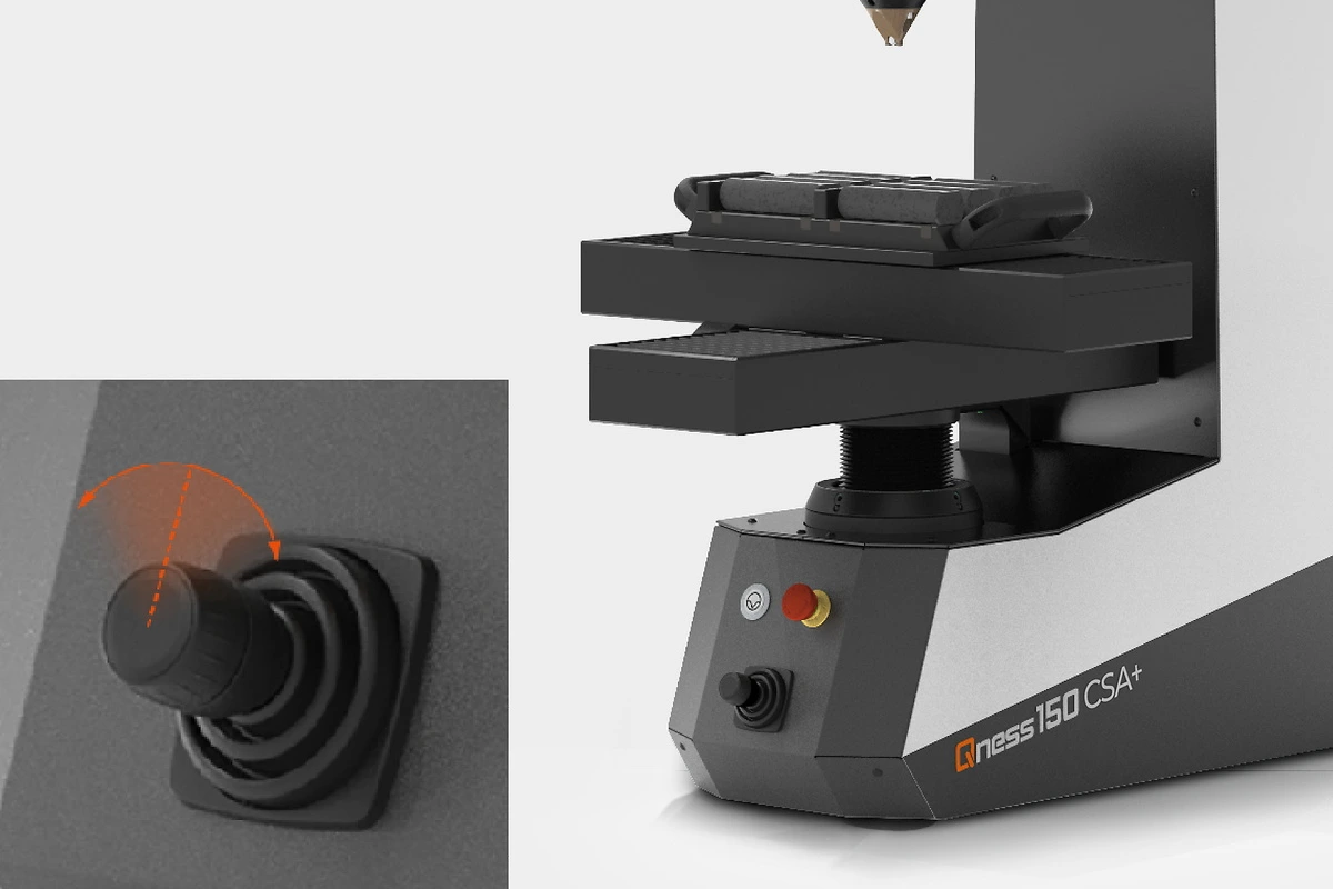 Durometro con cambiador de herramienta marca QATM